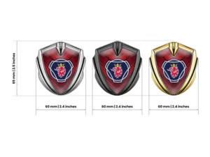 Scania Metal Emblema Insignia Suntuoso Proyecto Aleación
